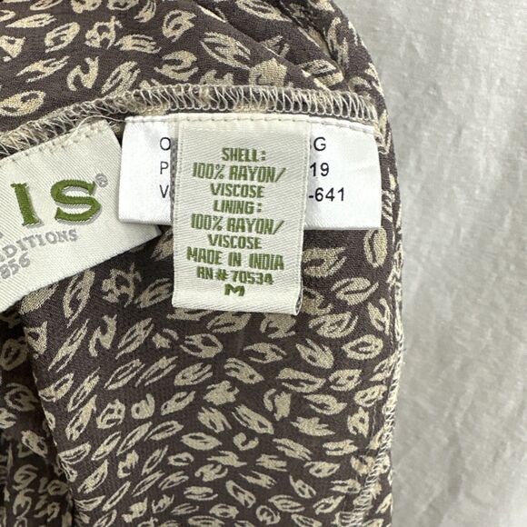 Orvis Vintage Cottagecore Floral Reversible Feminine Midi Skirt Womens M - Picture 7 of 8